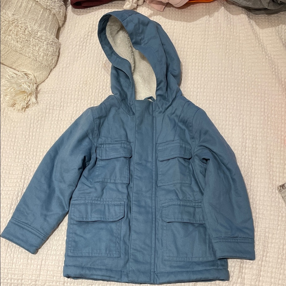 Cat & Jack Blue Hooded Raincoat for Kids